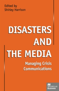 Cover image: Disasters and the Media 1st edition 9780333717851