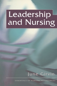 Imagen de portada: Leadership and Nursing 1st edition 9780333723753
