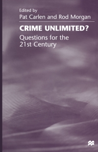 Imagen de portada: Crime Unlimited? 1st edition 9780333725023