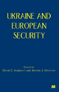 Cover image: Ukraine and European Security 1st edition 9780333727119