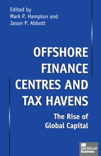 表紙画像: Offshore Finance Centres and Tax Havens 9780333727478