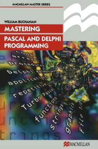 Cover image: Mastering Pascal and Delphi Programming 1st edition 9780333730072