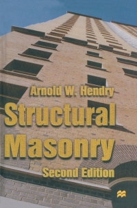 Cover image: Structural Masonry 2nd edition 9780333733097