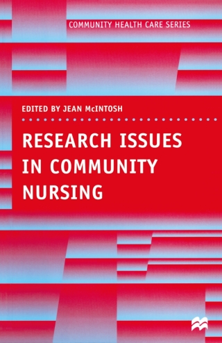 Immagine di copertina: Research Issues in Community Nursing 1st edition 9780333735046
