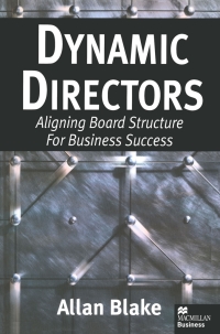 Cover image: Dynamic Directors 9781349148912