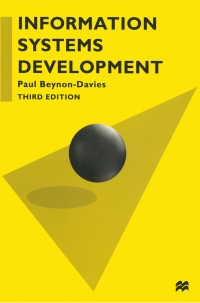 Cover image: Information Systems Development 3rd edition 9780333744819