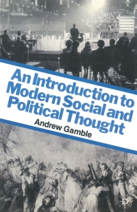 Imagen de portada: An Introduction to Modern Social and Political Thought 1st edition 9780333270288