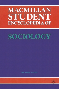 Immagine di copertina: Macmillan Student Encyclopedia of Sociology 1st edition 9780333281949