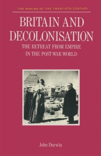 Imagen de portada: Britain and Decolonisation 1st edition 9780333292563