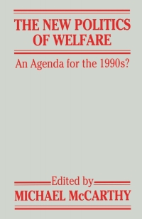 Imagen de portada: The New Politics of Welfare 1st edition 9780333471579