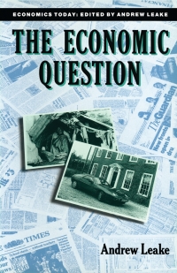 Cover image: The Economic Question 1st edition 9780333531914