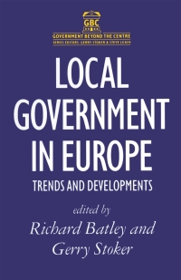 Cover image: Local Government in Europe 1st edition 9780333554807