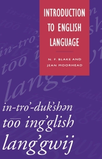 Cover image: Introduction to English Language 1st edition 9780333573037