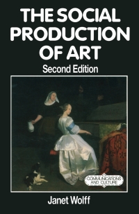 Imagen de portada: The Social Production of Art 2nd edition 9780333597064