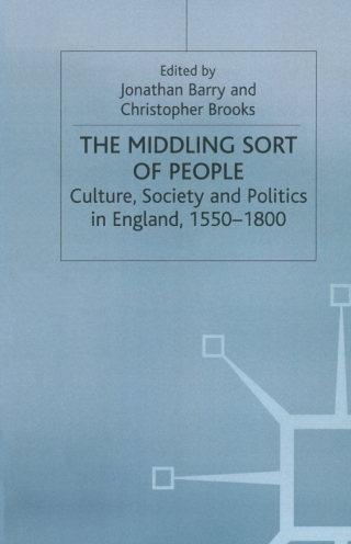 Cover image: The Middling Sort of People 1st edition 9780333540626