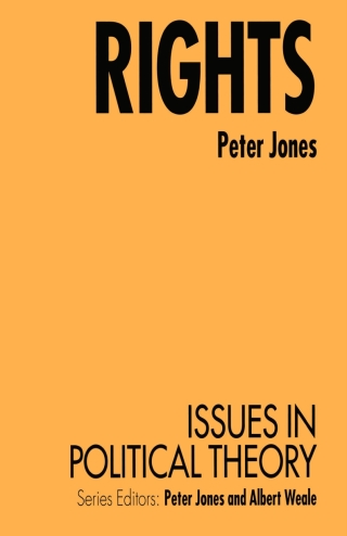 Imagen de portada: Rights 1st edition 9780333361368