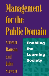 Cover image: Management for the Public Domain 1st edition 9780333495582