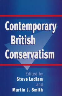 Cover image: Contemporary British Conservatism 1st edition 9781349244072