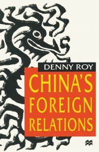 Imagen de portada: China's Foreign Relations 1st edition 9780333693131