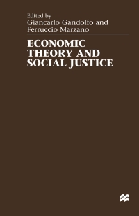 Immagine di copertina: Economic Theory and Social Justice 1st edition 9780312217792