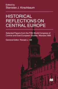 Cover image: Historical Reflections on Central Europe 1st edition 9780333695494