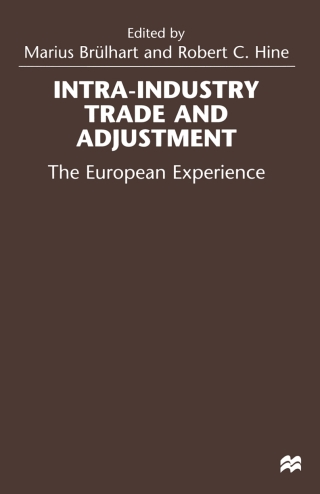 Cover image: Intra-Industry Trade and Adjustment 1st edition 9781349271757
