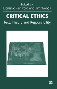 Immagine di copertina: Critical Ethics 1st edition 9781349271900