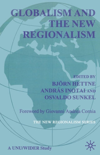 Imagen de portada: Globalism and the New Regionalism 9780333687086