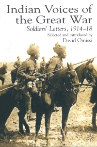 表紙画像: Indian Voices of the Great War 1st edition 9780333751442