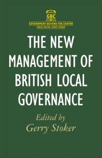 صورة الغلاف: The New Management of British Local Governance 1st edition 9781349272952