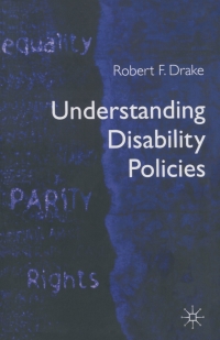 Omslagafbeelding: Understanding Disability Policies 1st edition 9780333724279