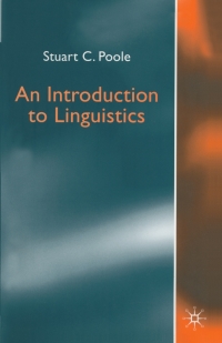 Omslagafbeelding: An Introduction to Linguistics 1st edition 9780333692189