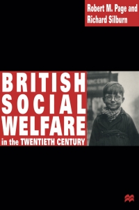 Cover image: British Social Welfare in the Twentieth Century 1st edition 9780333677711