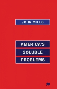 Cover image: America’s Soluble Problems 9780312222765