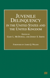 Cover image: Juvenile Delinquency in the United States and the United Kingdom 1st edition 9780312222048