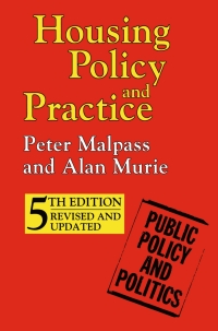 Cover image: Housing Policy and Practice 5th edition 9780333731888