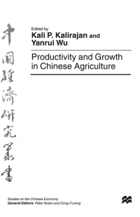 Imagen de portada: Productivity and Growth in Chinese Agriculture 1st edition 9780333724705