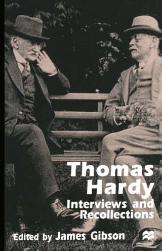 Imagen de portada: Thomas Hardy 1st edition 9780333247884