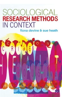 Imagen de portada: Sociological Research Methods in Context 1st edition 9780333666319