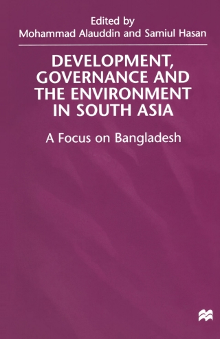 Cover image: Development, Governance and Environment in South Asia 1st edition 9781349276332
