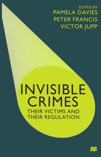 Cover image: Invisible Crimes 1st edition 9780333794173