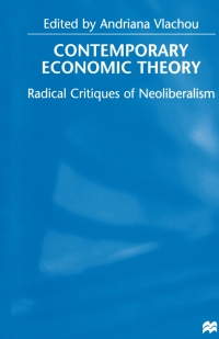 Imagen de portada: Contemporary Economic Theory 1st edition 9780333753620