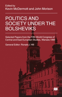 Omslagafbeelding: Politics and Society under the Bolsheviks 1st edition 9780312225933