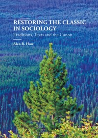 Imagen de portada: Restoring the Classic in Sociology 9780230013261
