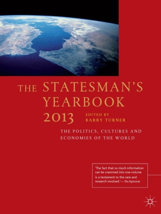 Immagine di copertina: The Statesman's Yearbook 2013 9780230360099