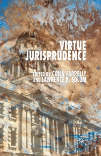 Cover image: Virtue Jurisprudence 9780230552890