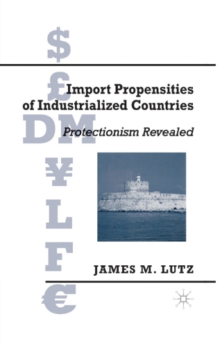 Cover image: Import Propensities of Industrialized Countries 9781349622092