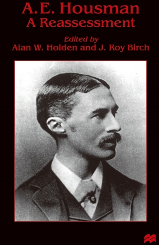 Cover image: A. E. Housman 9780312223182