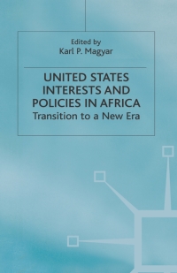 Omslagafbeelding: United States Interests and Policies in Africa 9780312223885