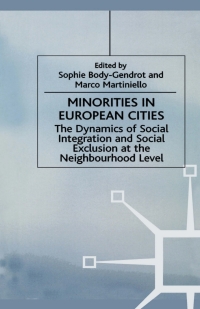 Imagen de portada: Minorities in European Cities 9780312231323